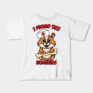 Funny hamster is a nurse Kids T-Shirt